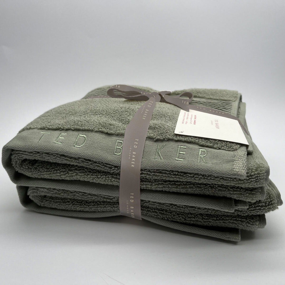 Ted Baker Hand Towels 2 Pack in 3 Colours, 50 x 90 cm