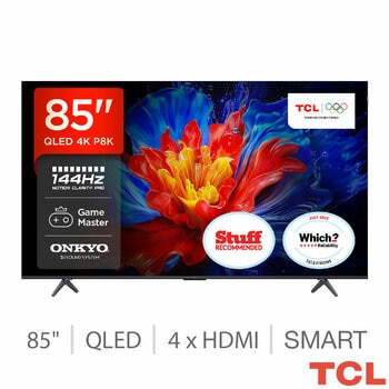 TCL 85P8K-UK 85 Inch QLED Smart TV TCL 85P8K-UK 85 Inch QLED Smart TV
