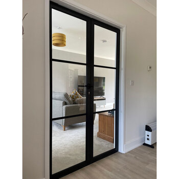 Mustang Heritage Aluminium Internal Double Door with Installation