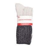 Lucky Cozy Boot Sock, 6 Pack in Grey