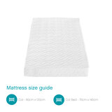 Tutti Bambini Pocket Sprung Cot Mattress in 2 Sizes