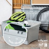 Wham 54 Litre Croc Box with Grey Lids - 5 Pack