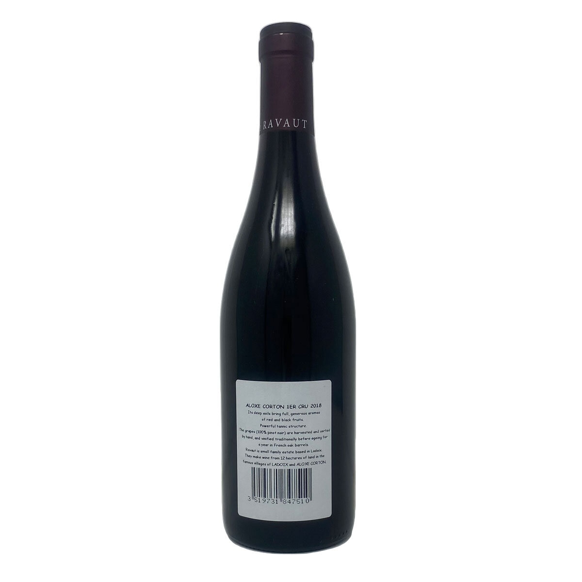 Domaine Gaston & Pierre Ravaut Aloxe-Corton 1er Cru 2018, 75cl