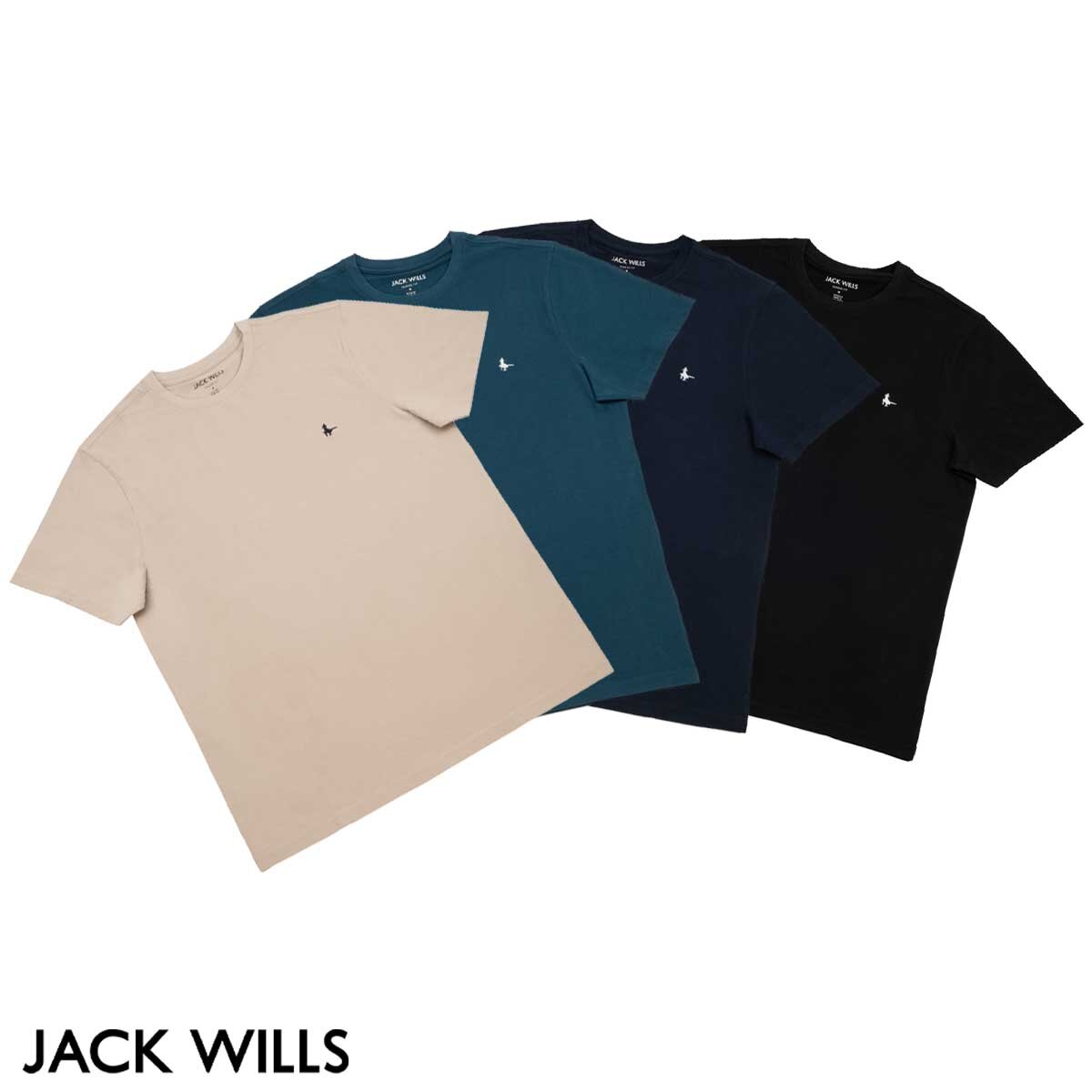 Jack Wills Men's Sandleford T-Shirt in 4 Colours & 4 Sizes