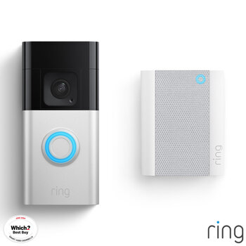 Ring Battery Video Doorbell Plus with 2nd Gen Chime Pro