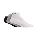 Reebok Unisex Essential Ankle Socks 6 Pack in Grey