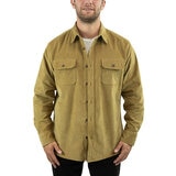 Jachs Men's Cord Shirt In Tan, Large