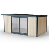 Installed Green Retreats Basebox Garden Room 4.9m x 3m