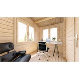 Delivered Shire Whinfell 44mm Log Cabin 20 x 10ft (6 x 3m) 