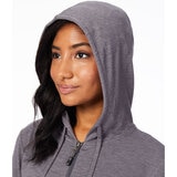 32 Degrees Women's 2 Pack Full Zip Hoody in Black/Forged Iron, Extra Large