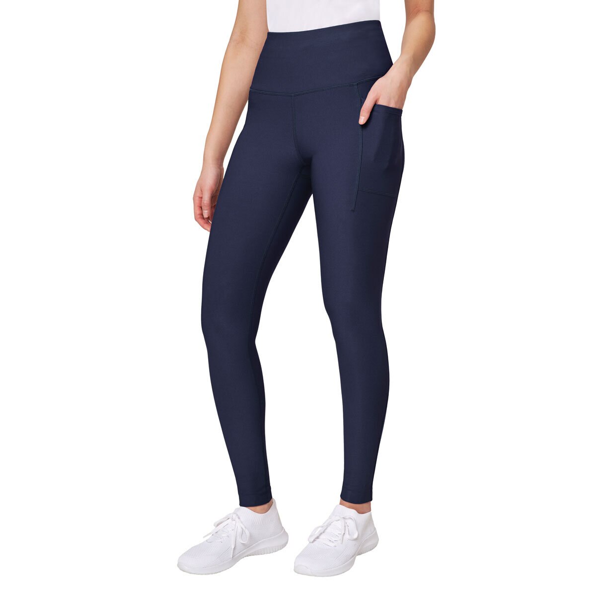 Mondetta Ladies Active Legging in Navy, Small | Costco UK