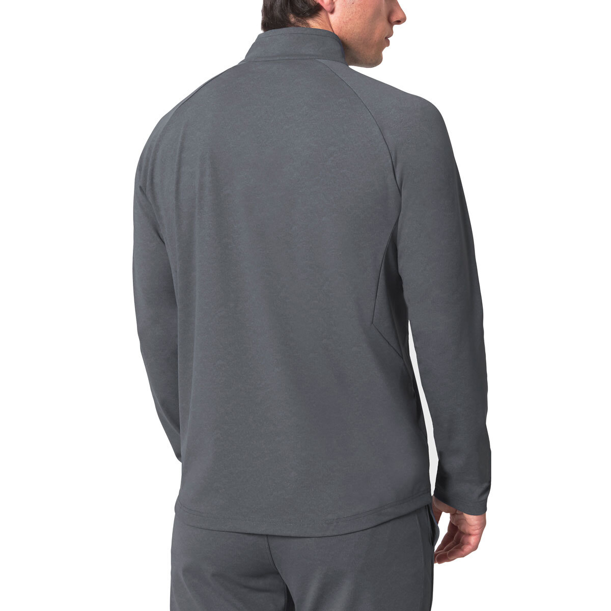 Mondetta Stature Quarter Zip Sweatshirt in Grey