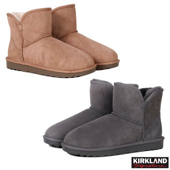 Kirkland Signature Shearling Kids Boot in Chocolate Cos