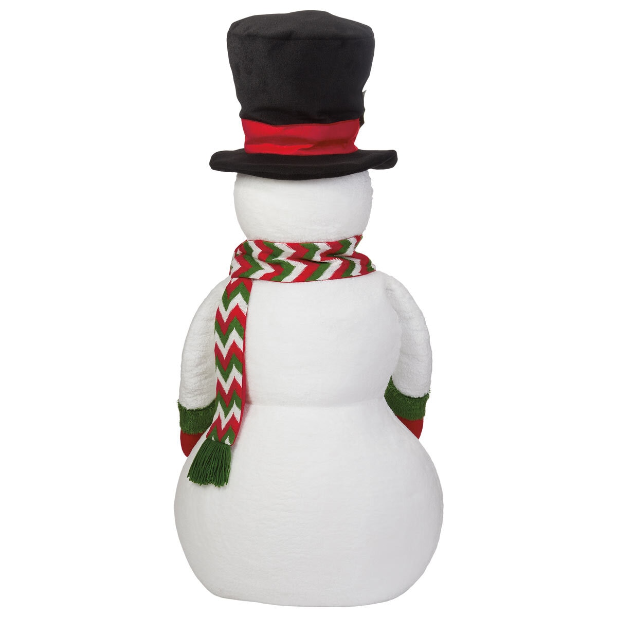 3.9ft (1.2m) Classic Top Hat Soft Sculpture Snowman