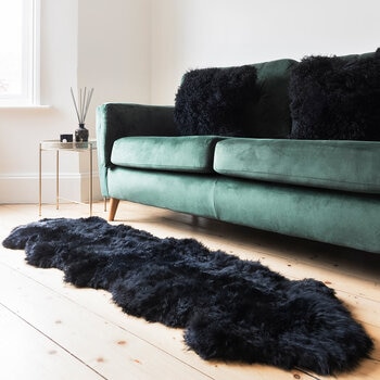 Naturally Sheepskins Long Wool Double Rug, 180 x 55 cm