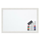 MessageStor Magnetic Dry Erase Board with Accessories