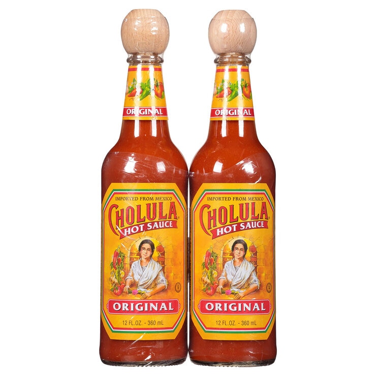 Glass bottles of Hot Sauce Glass bottles of Hot Sauce