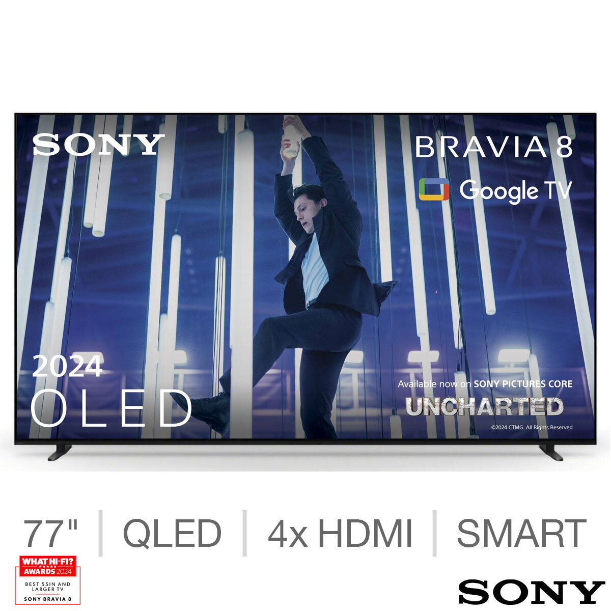 Sony Bravia 8 K77XR80PU 77 Inch 4K OLED Smart Google TV