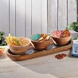 Mesa Wood Serving Set