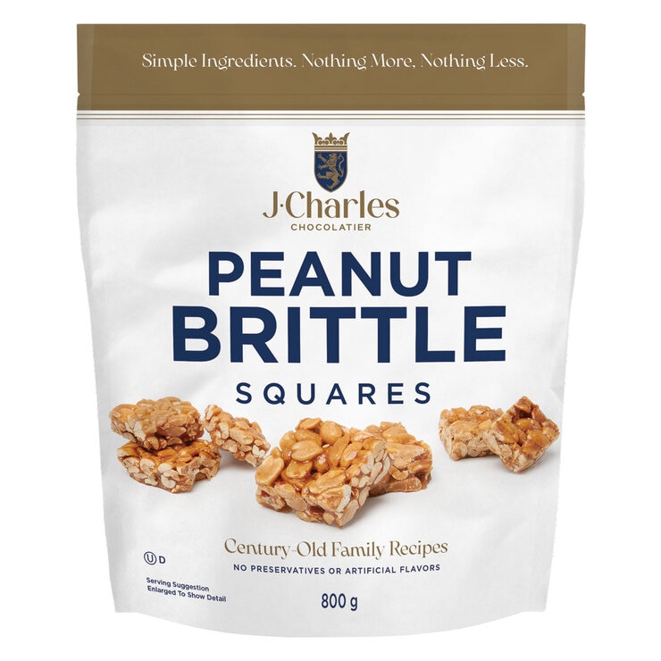 J.Charles Peanut Brittle Squares, 800g J.Charles Peanut Brittle Squares, 800g