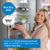 Bosch Series 4 KGN392LAF Fridge Freezer, A Rated in Silver