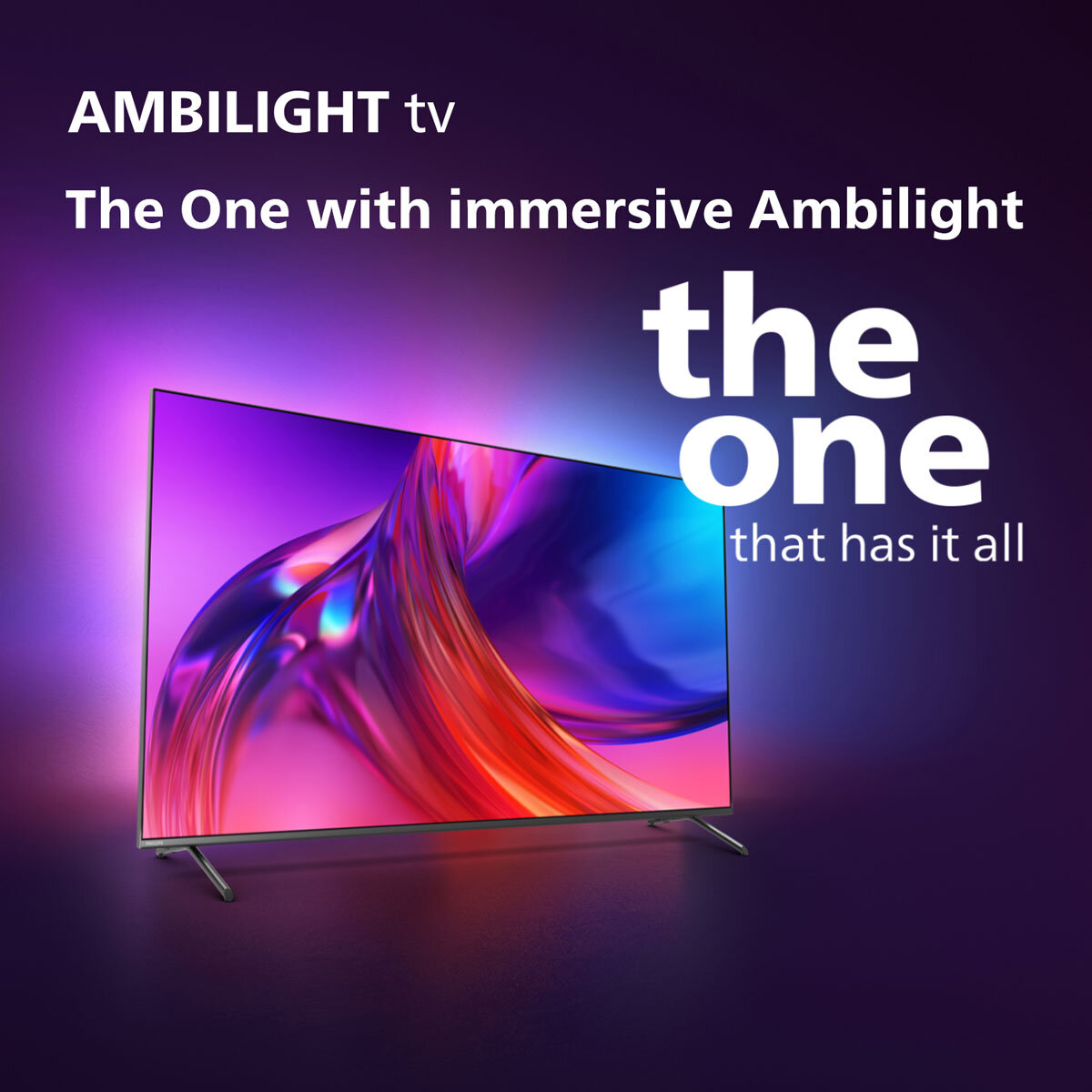 The One 4K Ambilight TV 65PUS8808/12