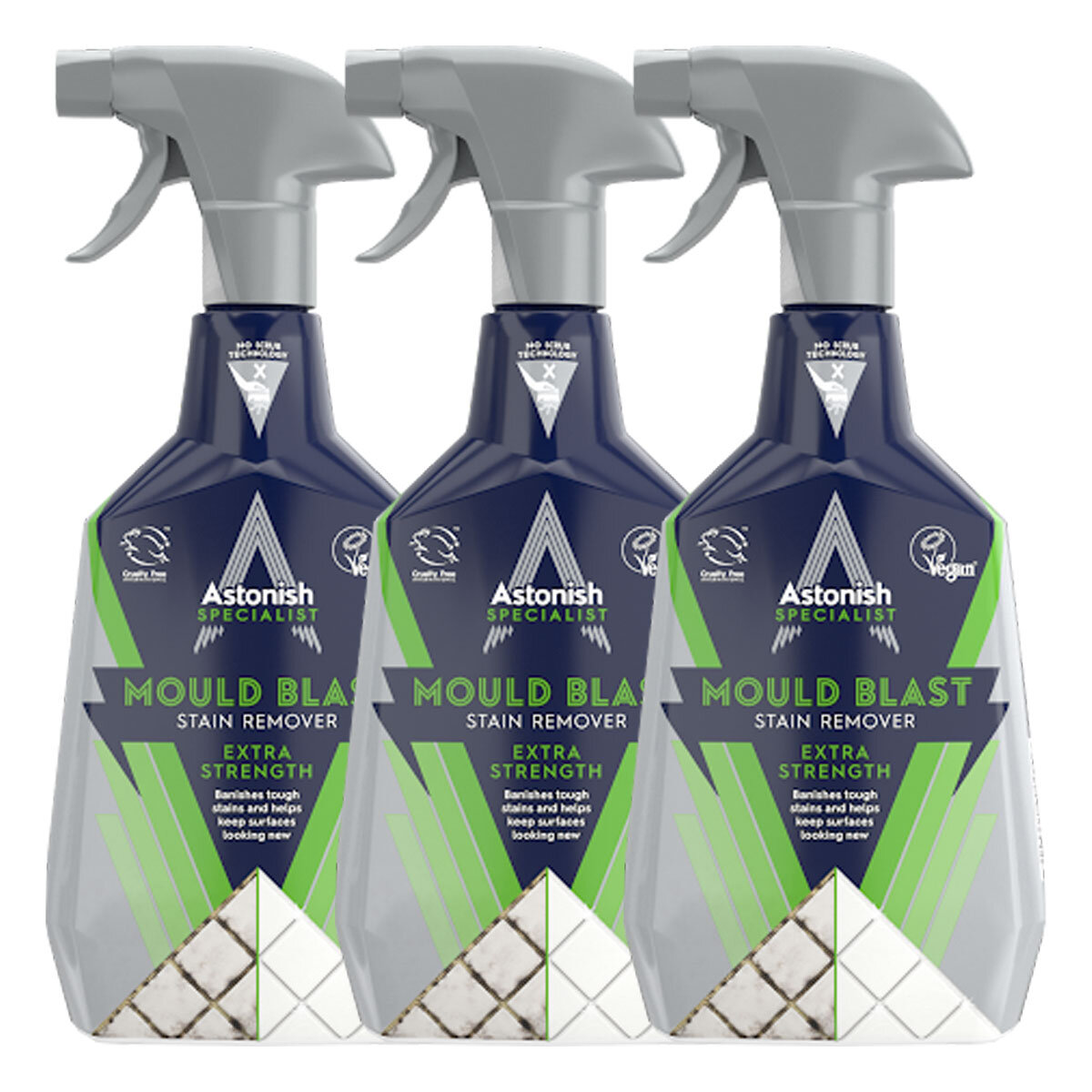 Astonish Specialist Mould Blast Stain Remover, 3 x 750ml