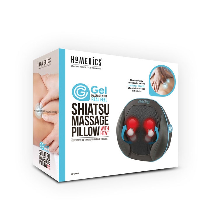 HoMedics Gel Shiatsu Massage Pillow GSP-5OOH | Costco UK