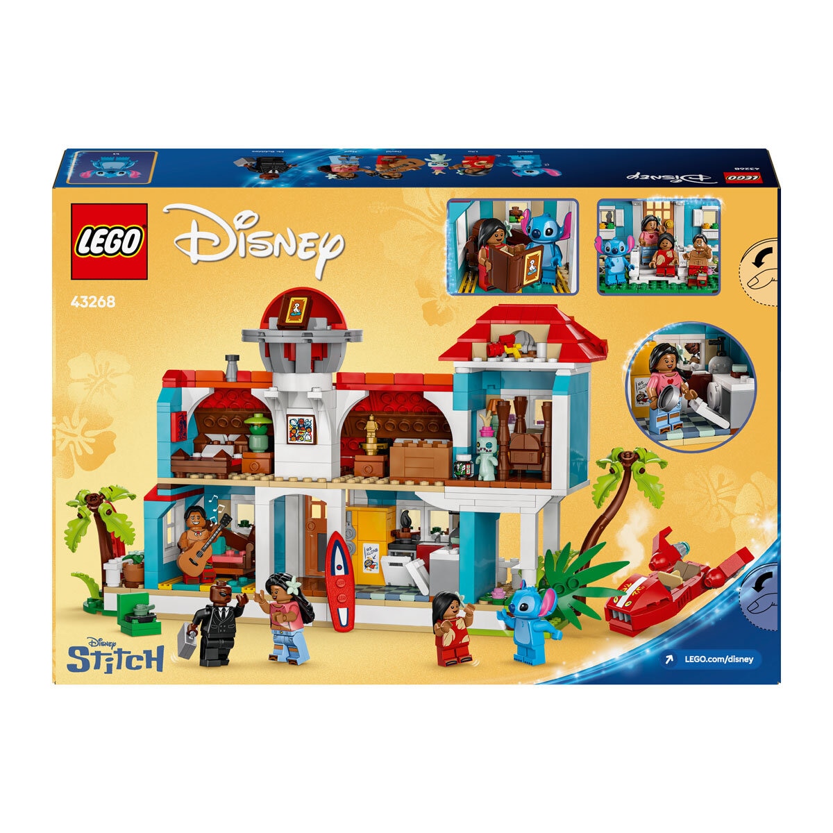 LEGO Disney Lilo & Stitch Beach House - Model 43268 (9+ Years)