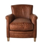 Gallery Mr. Paddington Vintage Brown Leather Armchair