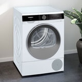 Siemens WQ45G209GB, 9kg Heat Pump Dryer, A++ Rated in White