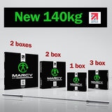 Marcy Made in Britain Eco 140kg Olympic Weight Set with 7ft Barbell