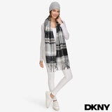 DKNY Hat & Scarf Set in Grey