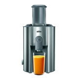 Front Profile of Braun Spin Juicer with juice