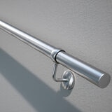 Rothley Stainless Steel Hand Rail Kit, 3.6m - Brushed