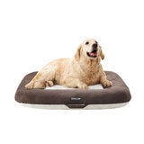 Kirkland Signature Square Plush Tufted Napper Dog Bed, 40" x 40" 101.6cm x 101.6cm in Brown