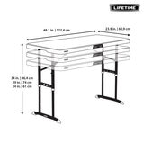 Lifetime 4ft Adjustable Height Nesting Commercial Grade Table