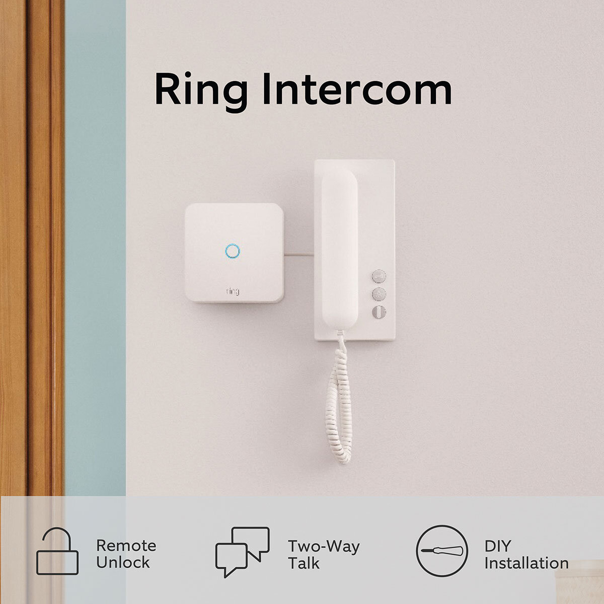 lifestyle image of ring intercom