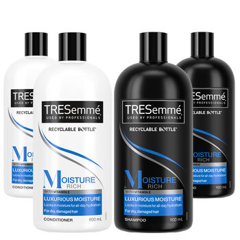 Tresemme Shampoo and Conditioner, 4 x 900ml