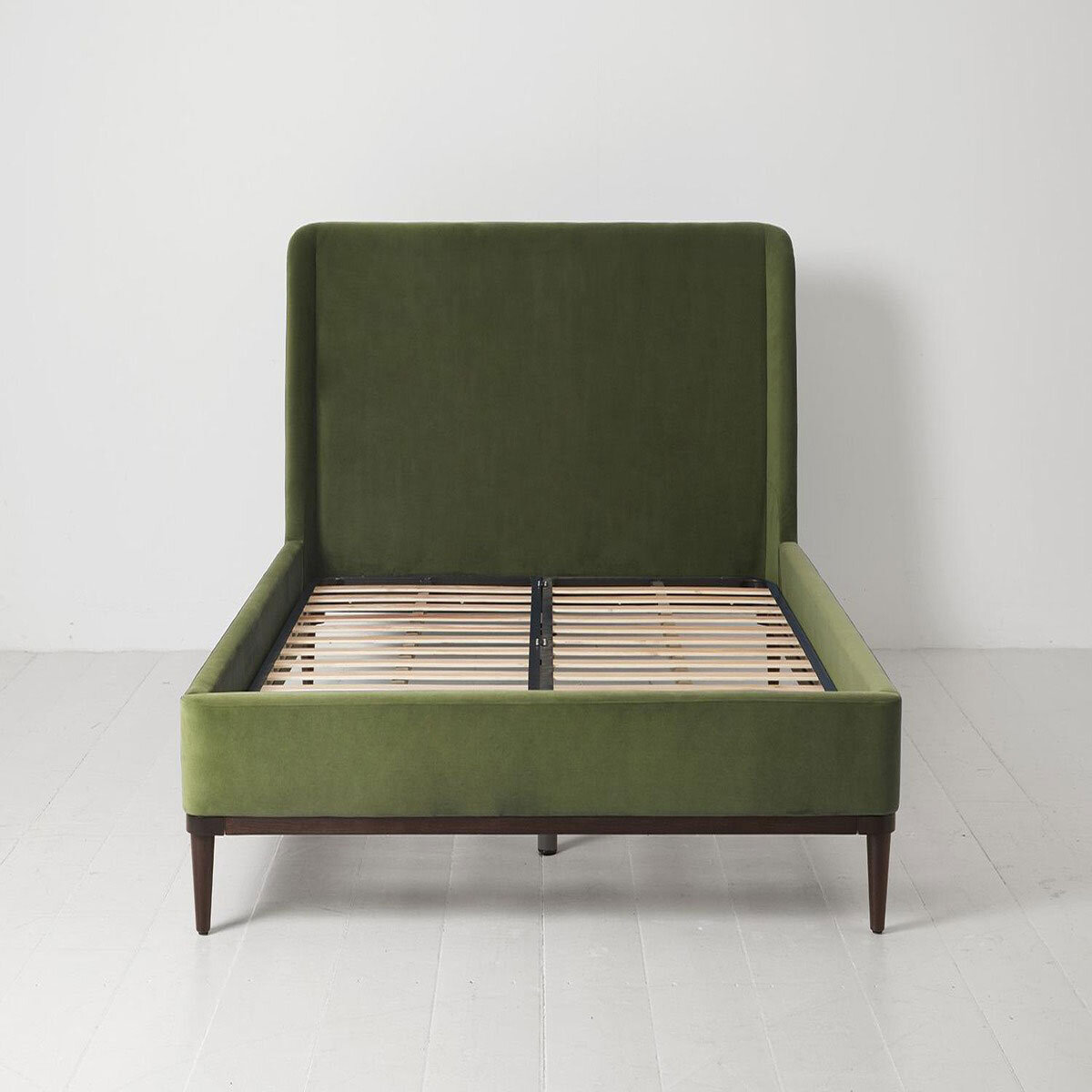 Swyft Bed 02 Green Velvet Bed Frame, King