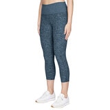 Side image of capri legging with pocket detail