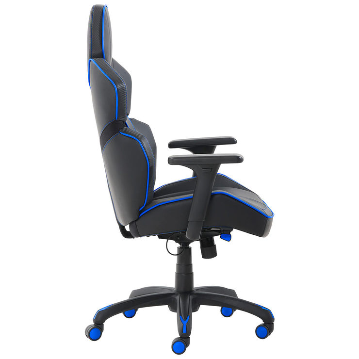 True Innovations DPS™ 3D Insight Lumbar Gaming Chair, Blue Trim | Costco UK