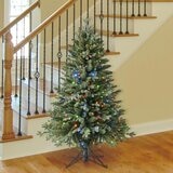 Buy 4ft Pre-Lit Slim Aspen Micro Dot Tree Lifestyle2 Image at Costco.co.uk