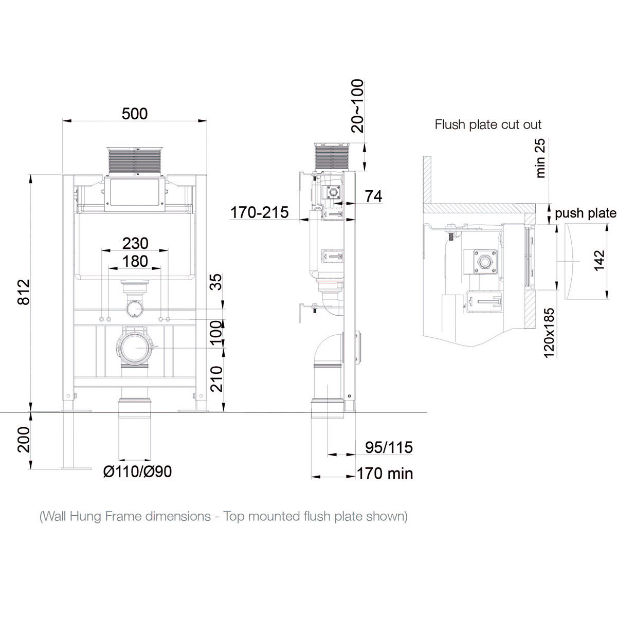 Tavistock 0.82m frame