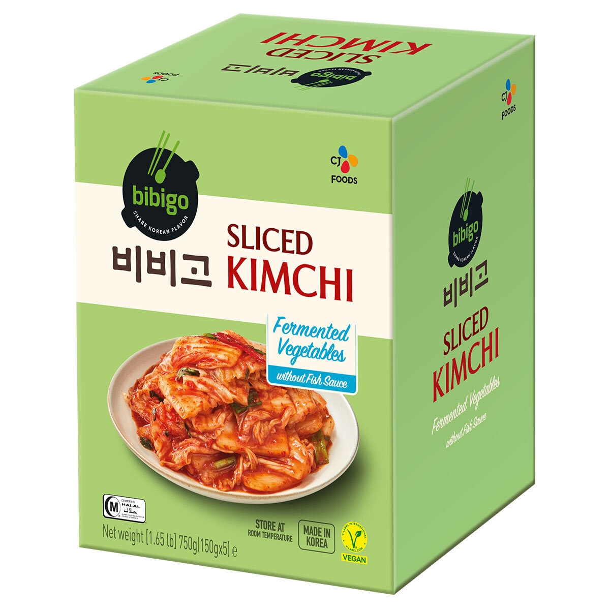 Bibigo Ambient Sliced Kimchi, 5 x 150g |Costco UK | Costc...