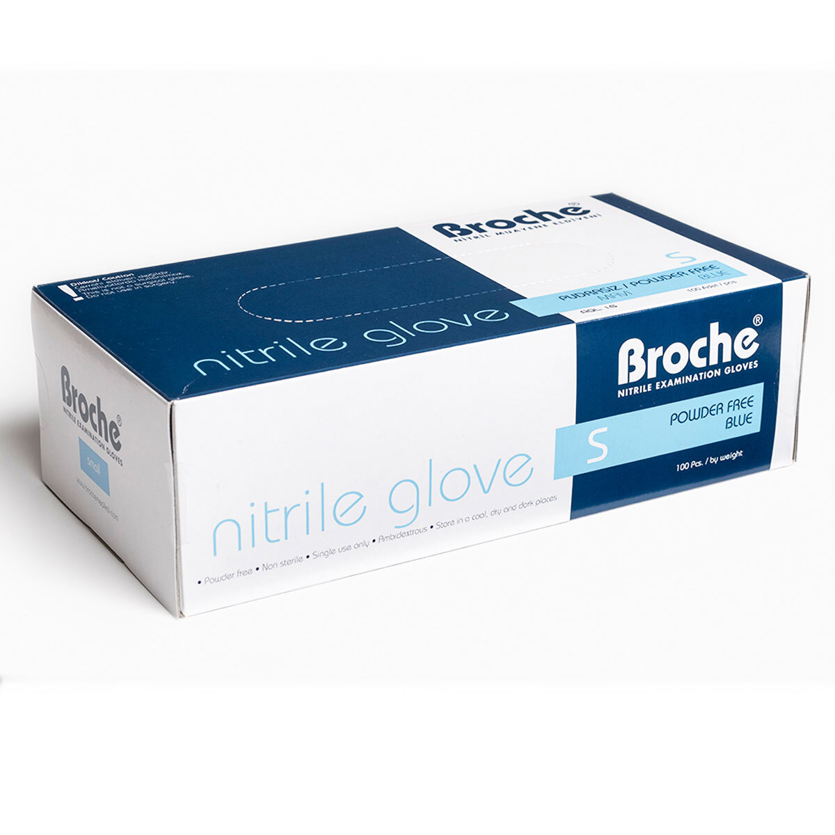 Broche Nitrile Gloves - Small, 100 Pack | Costco UK