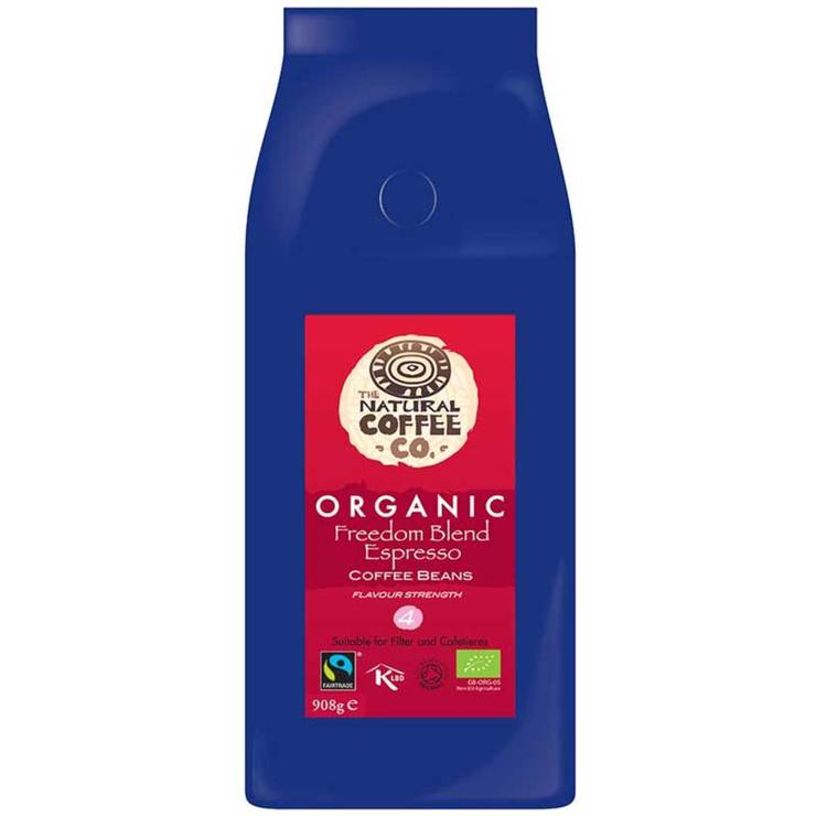 The Natural Coffee Co. Organic Freedom Blend Whole Bean ...