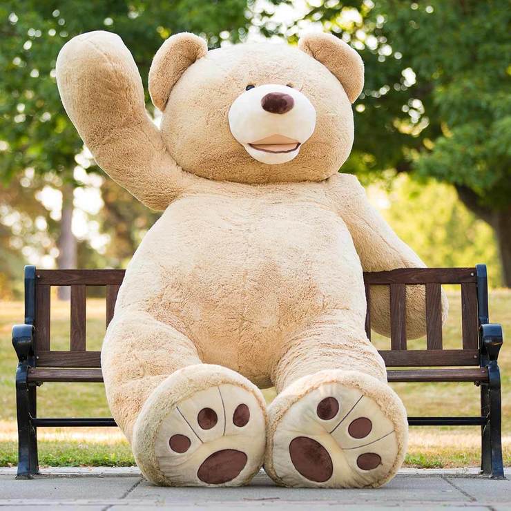 enormous teddy bear