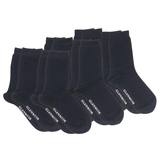 Glenmuir 2 x 3 Pack Classic Plain Women's Bamboo Socks in Navy