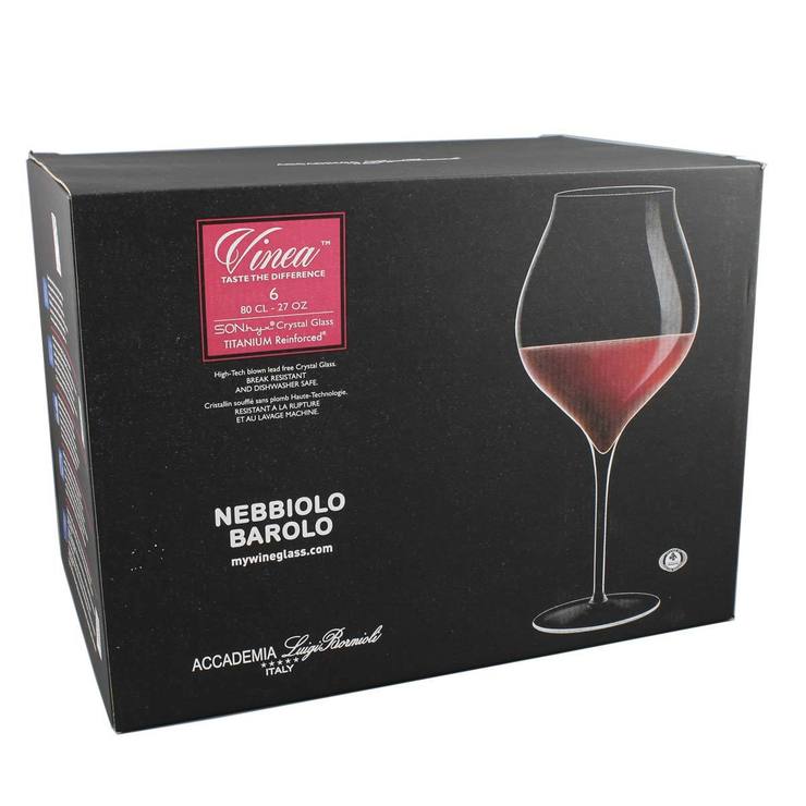 Luigi Bormioli Vinea Crystal Glass 800ml Wine Goblets 6 Pack Costco Uk 8780